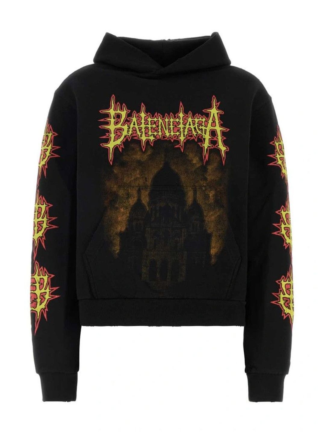 Balenciaga Women Printed Hooded Sweatshirt-picture-36
