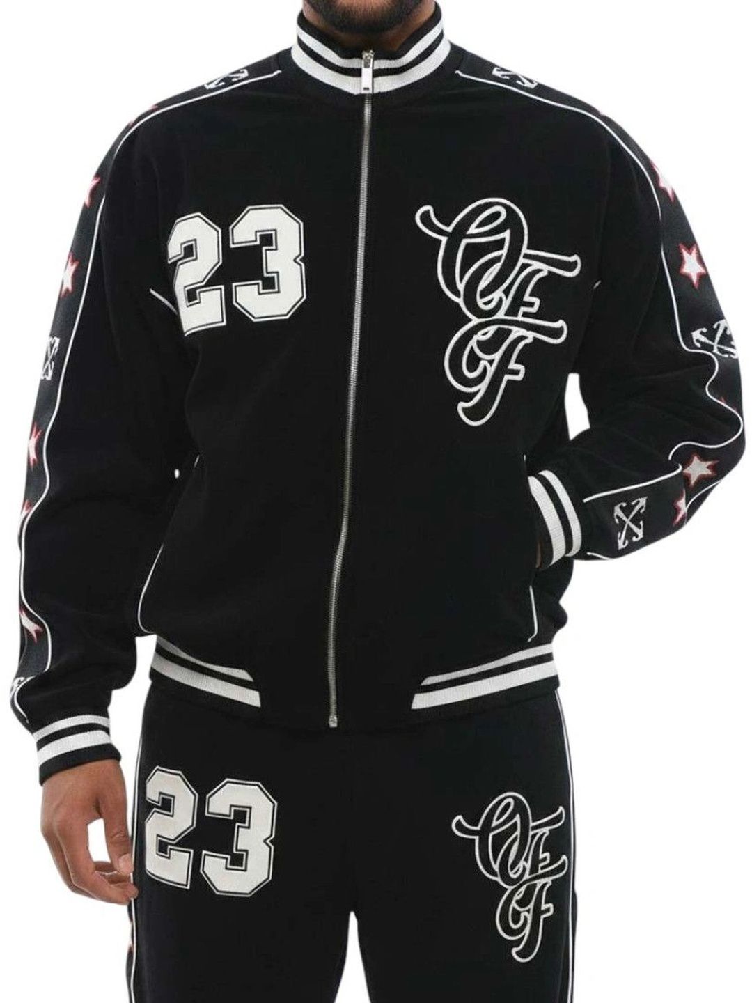 Off-White Men Woollen Varsity Jacket-picture-17