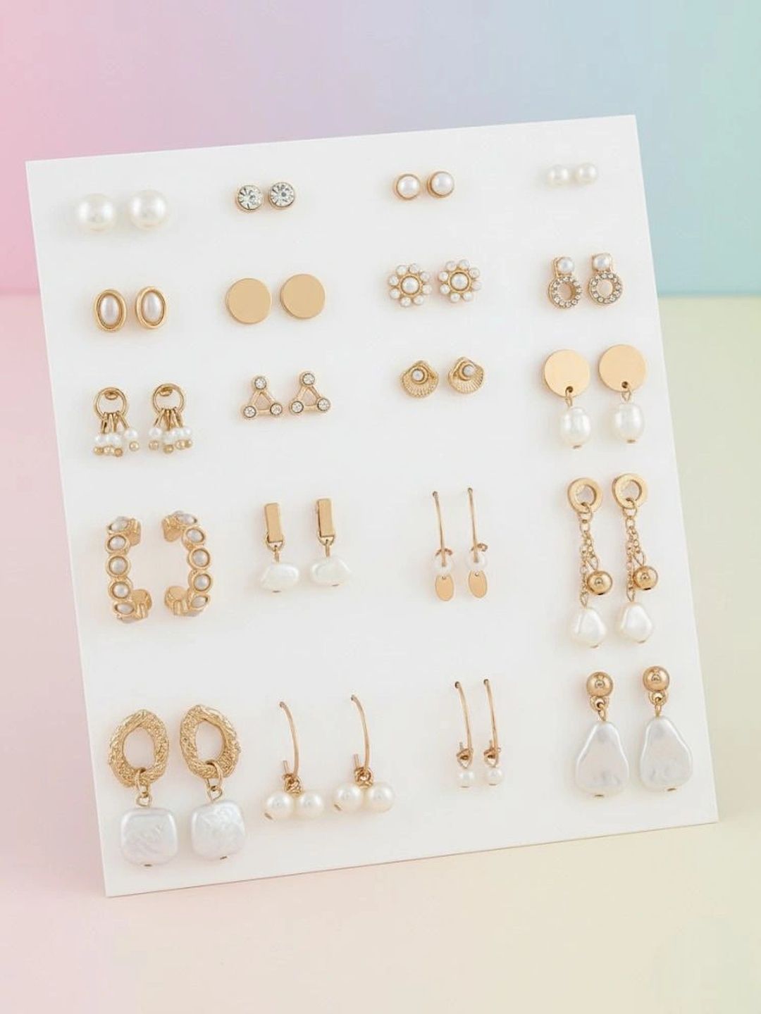 Zaphariq Geometric Studs Earrings-picture-11