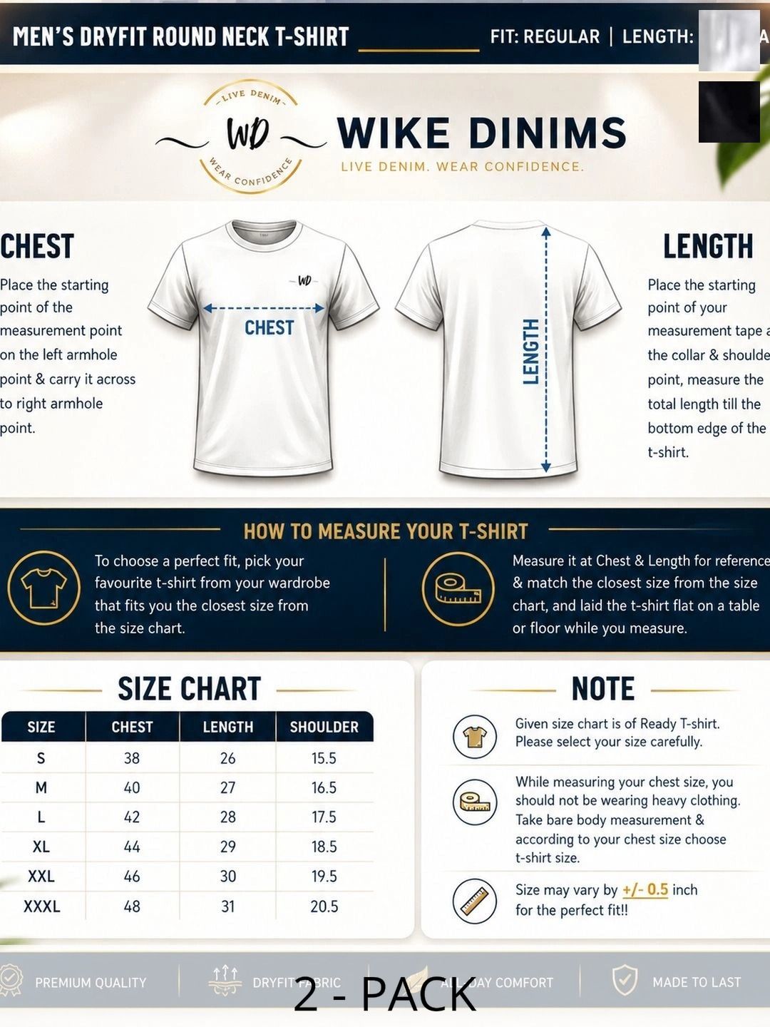 WIKE DENIMS Men 2 Printed T-shirt-picture-17