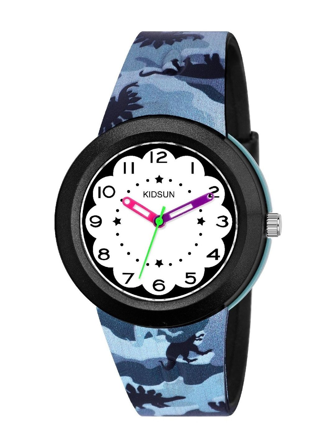 KIDSUN Boys Dial & Straps Analogue Multi Function Watch WB04_BLACK_BLUE-image-7