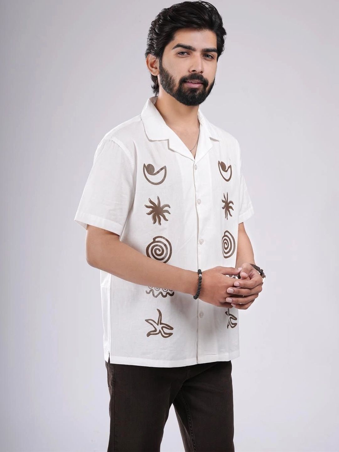 HOUSE OF ICONIC Men Classic Printed Casual Shirt-picture-51