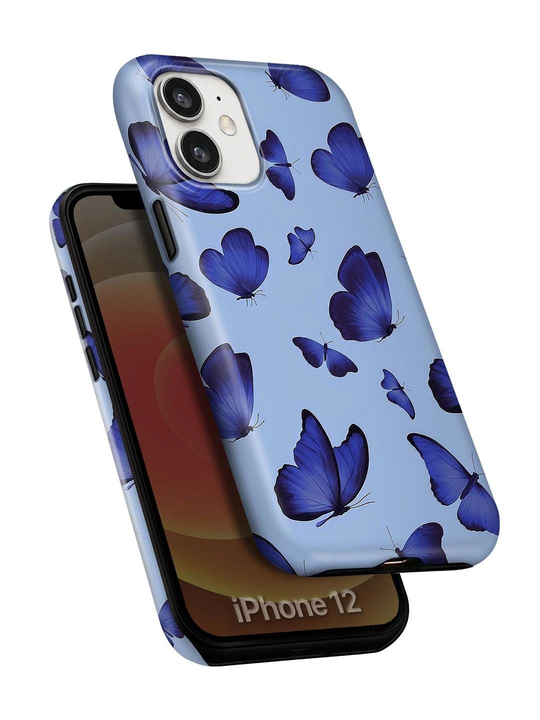 QRIOH Floral Printed iPhone 12 Back Case Mobile Accessories-picture-18