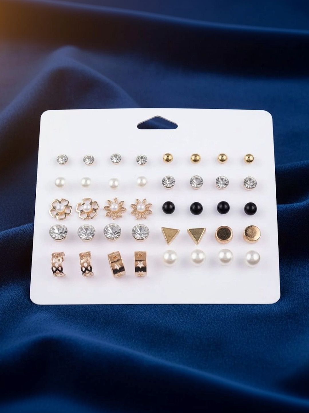 Zaphariq Geometric Studs Earrings-picture-17