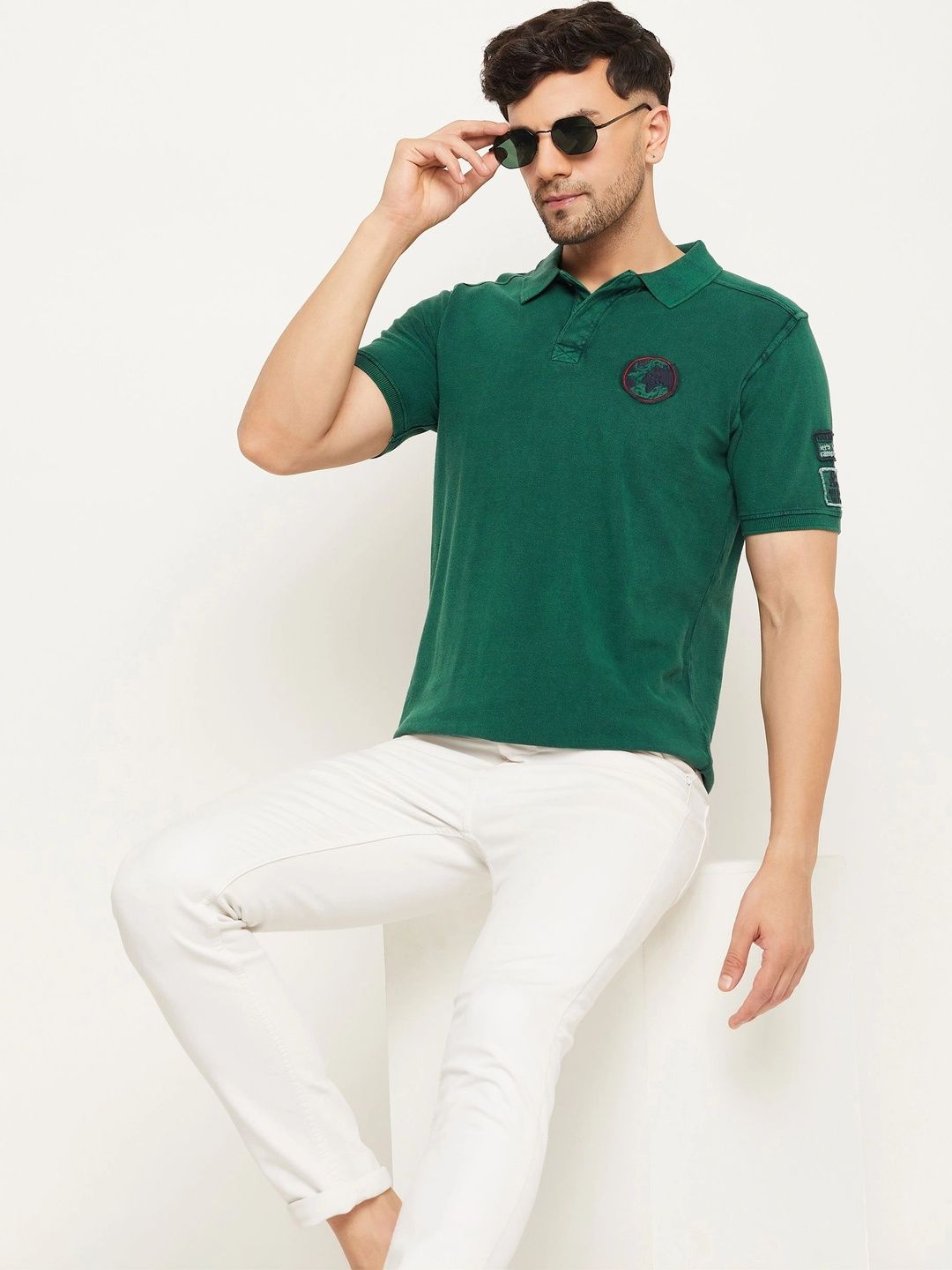 Club York Men Brand Logo Polo Collar T-shirt-picture-28