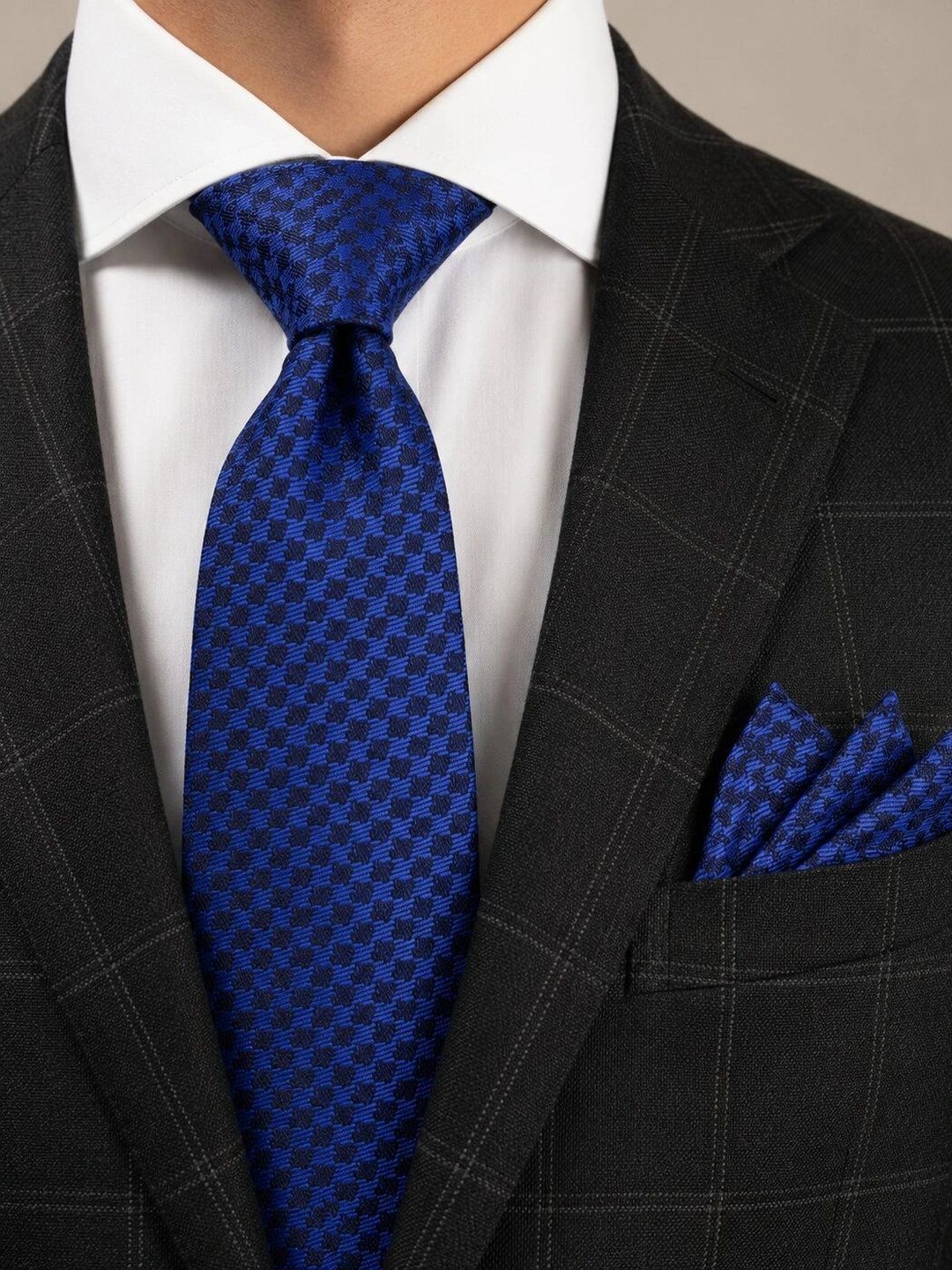 Cazzano Men Woven Design Broad Tie-picture-45