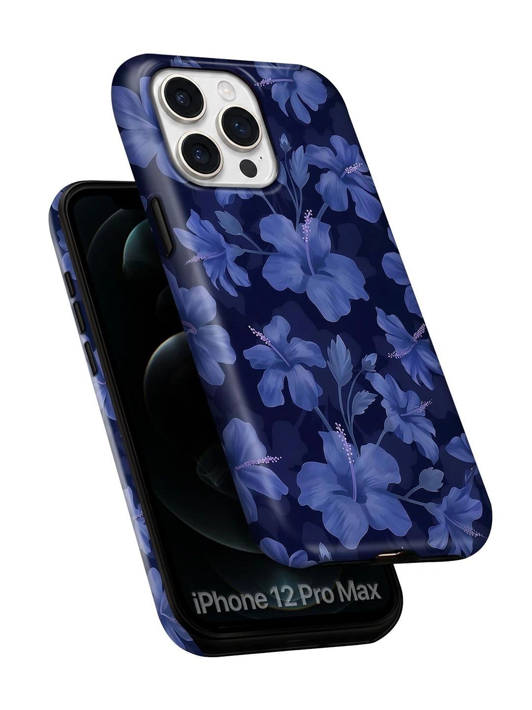 QRIOH Floral Printed iPhone 12 Pro Max Back Case Mobile Accessories-picture-14