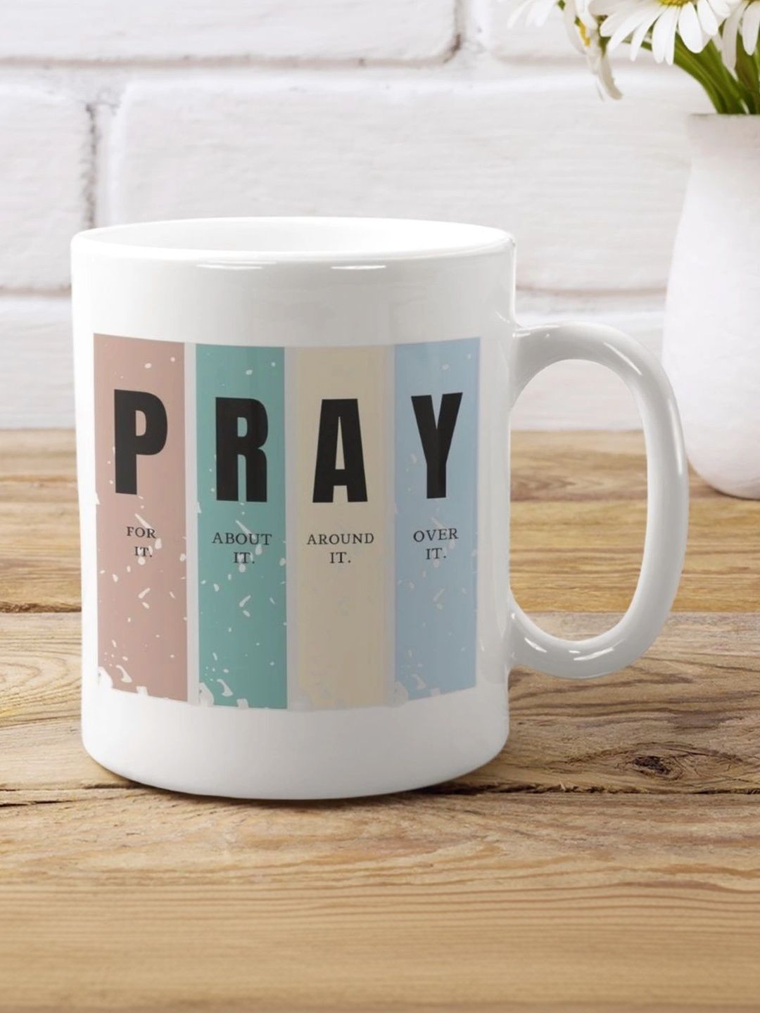 TAJNAN White Text or Slogans Printed Ceramic Glossy Mugs Set of Cups and Mugs-picture-18