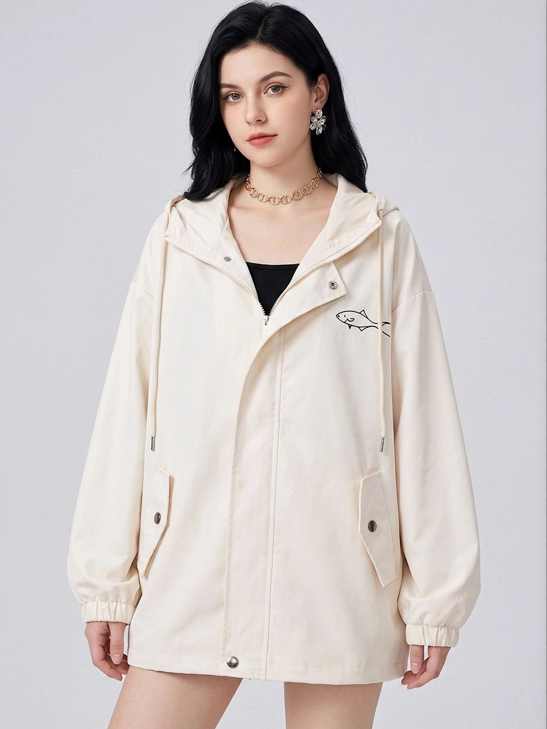 Suo Women Lightweight Woven Jacket-picture-39