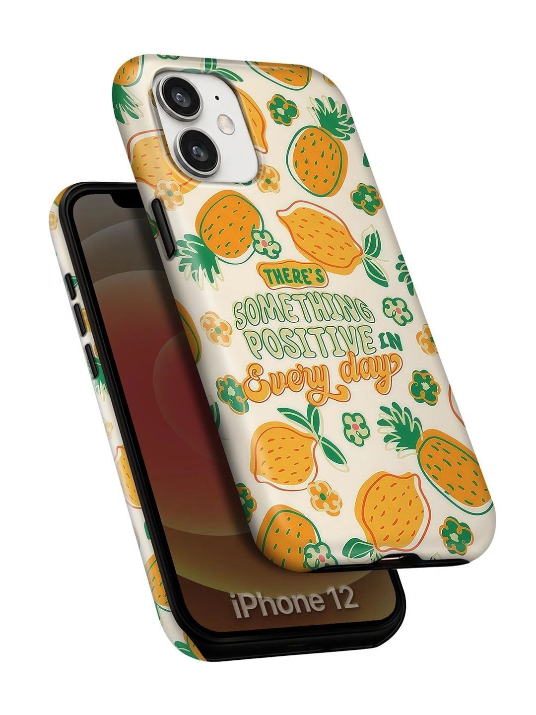 QRIOH Conversational Printed iPhone 12 Back Case Mobile Accessories-picture-29