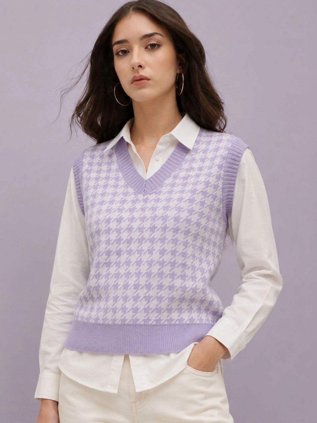 FEVERFEW Women Embroidered Woollen Pullover-picture-39