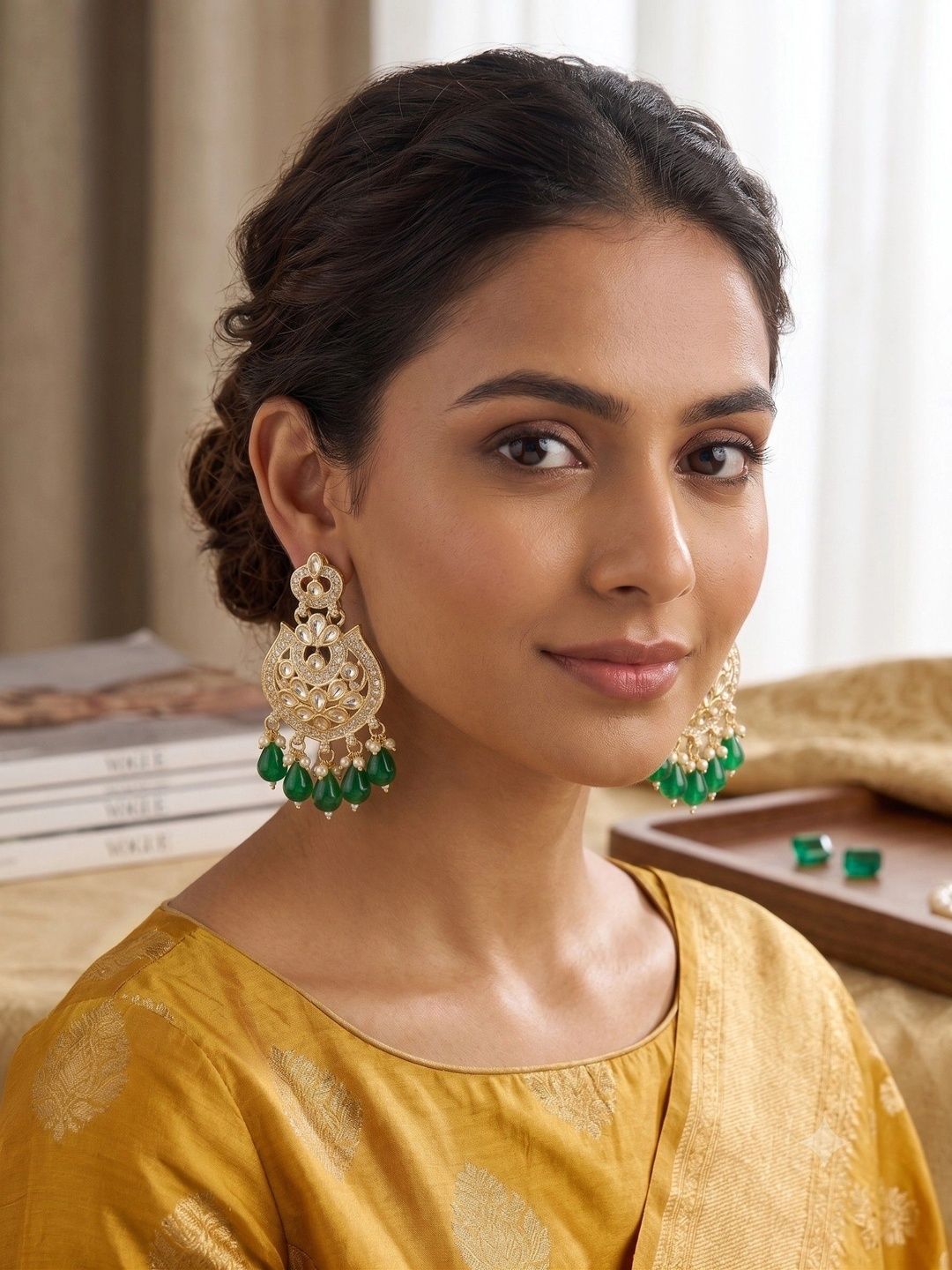 ZALESTI Geometric Drop Earrings-picture-58