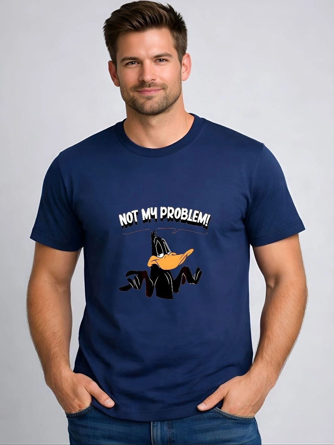 HESHA Men Looney Tunes Printed T-shirt-picture-27