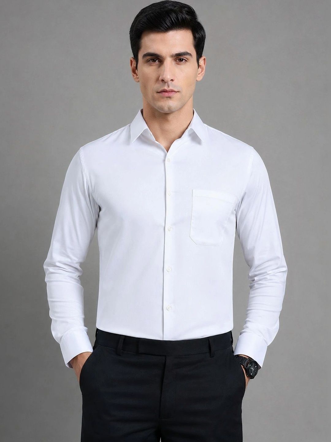 Indian Needle Men Classic Formal Shirt-image-19