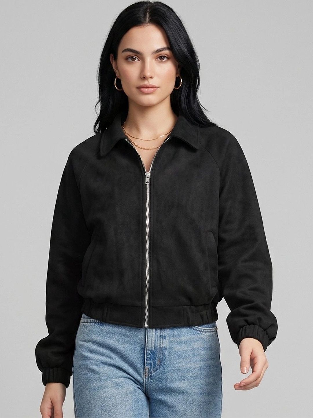 Suo Women Bomber Jacket-picture-30