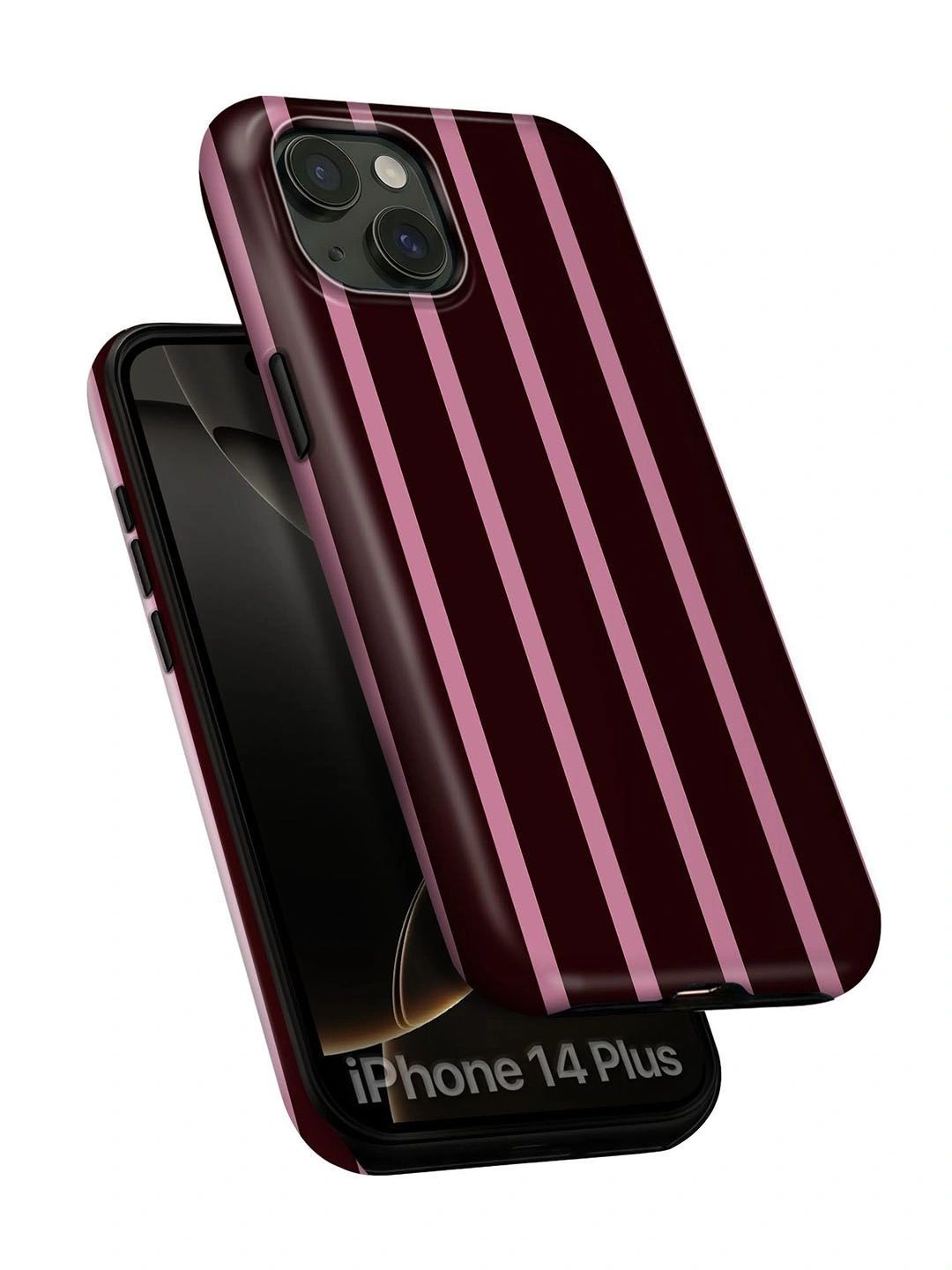 QRIOH Geometric Printed iPhone 14 Plus Back Case Mobile Accessories-picture-24