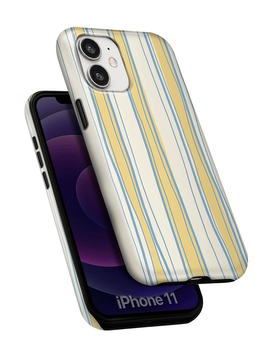 QRIOH Geometric Printed iPhone 11 Back Case Mobile Accessories-picture-33