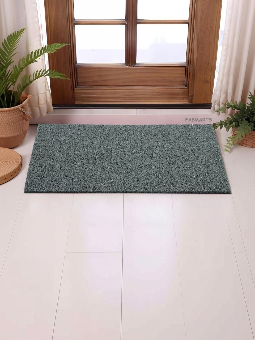 FabMarts 2 Pieces Grey Anti-Skid Doormats-image-25