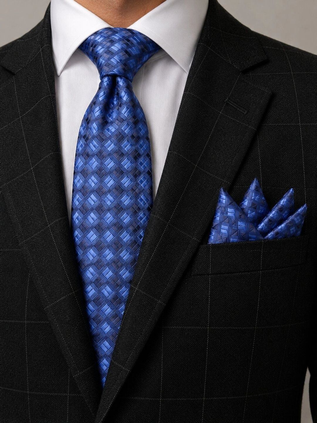 Cazzano Men Woven Design Broad Tie-picture-21