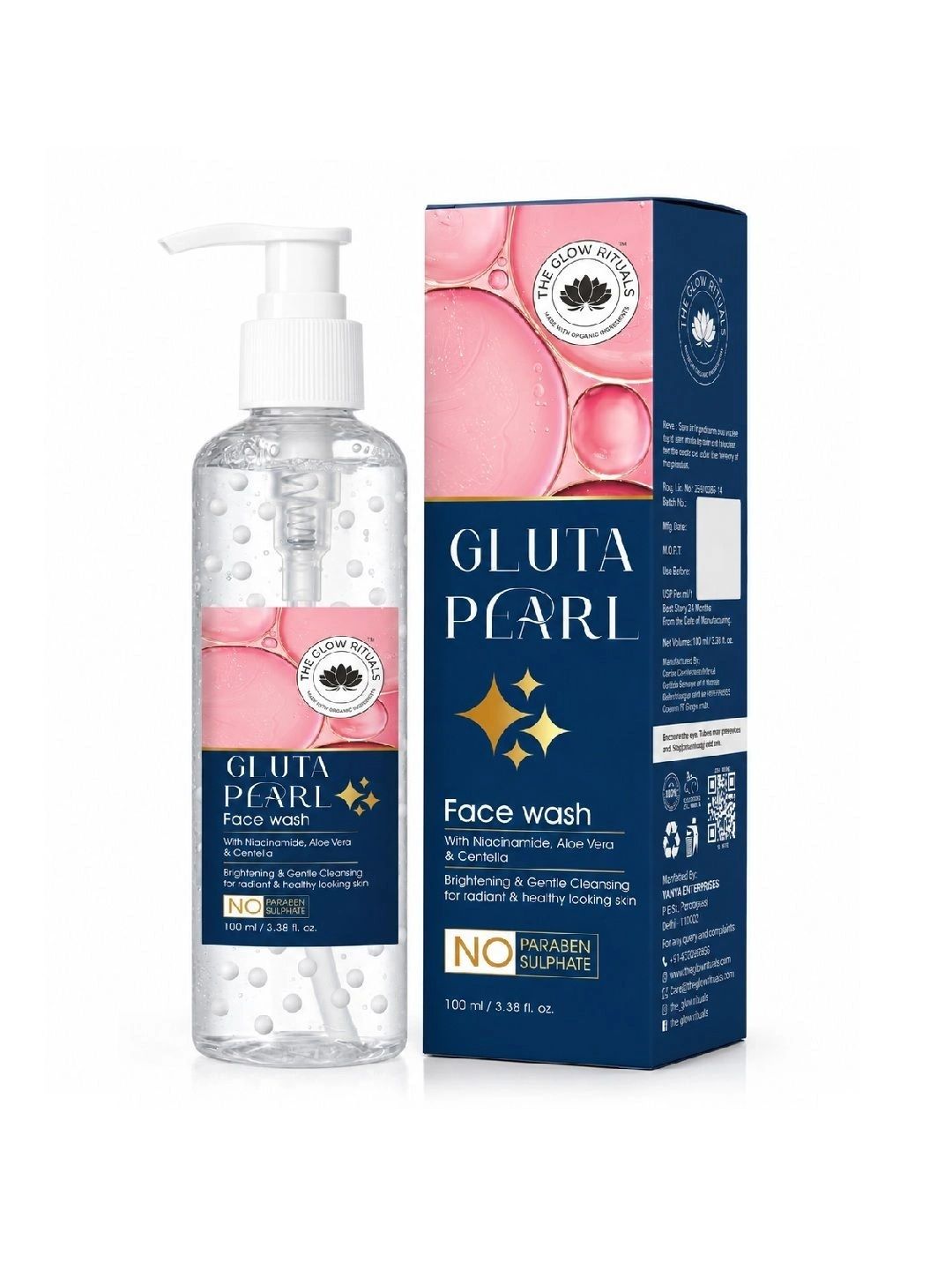 THE GLOW RITUALS Gluta Pearl Facewash - 100 ml-image-25