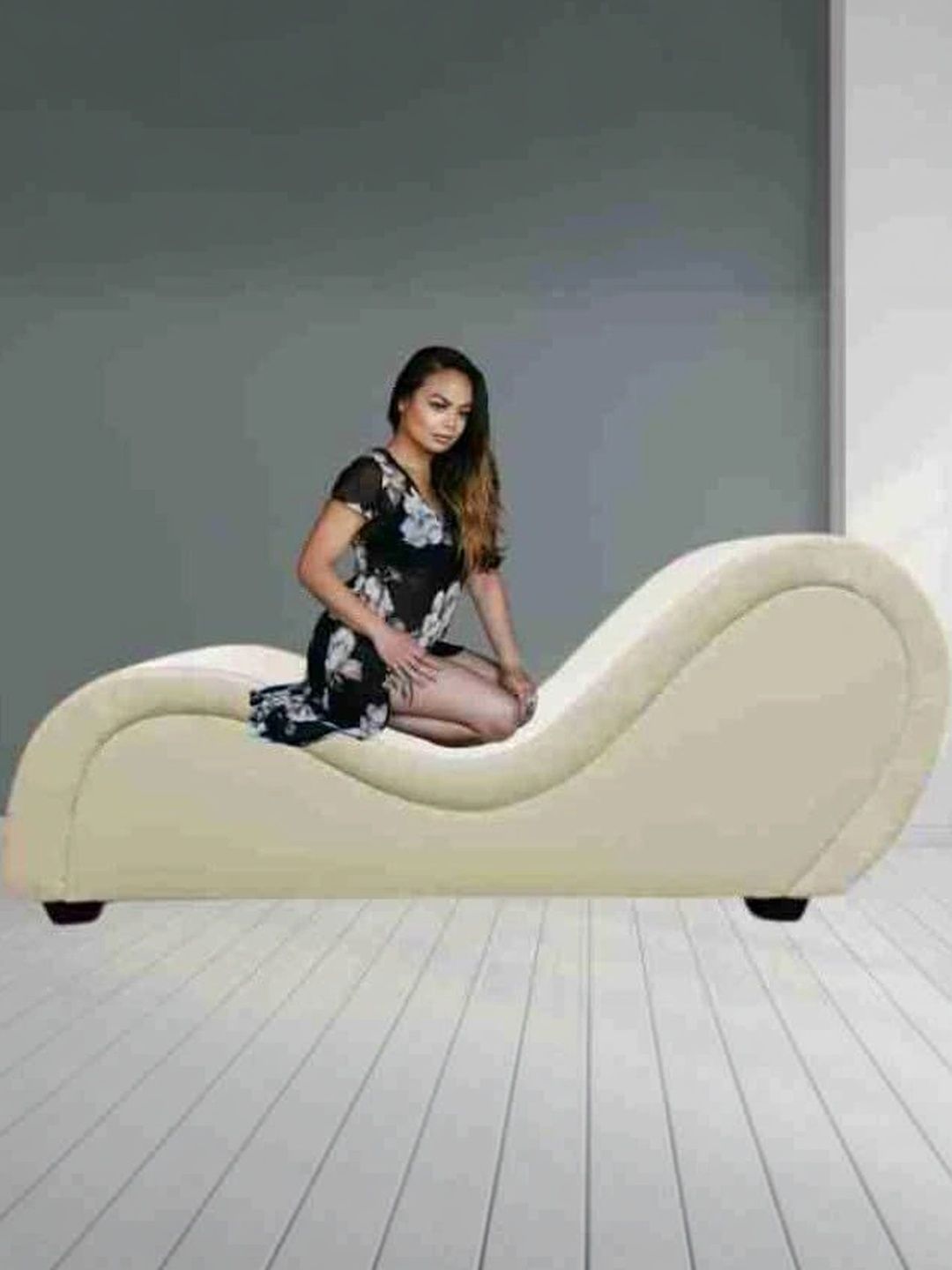 Soul craft Beige Wooden Lounge Chair-image-33
