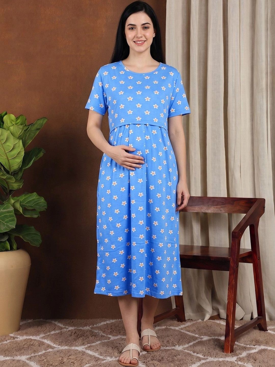Moms Ever Printed Nightdress-picture-51
