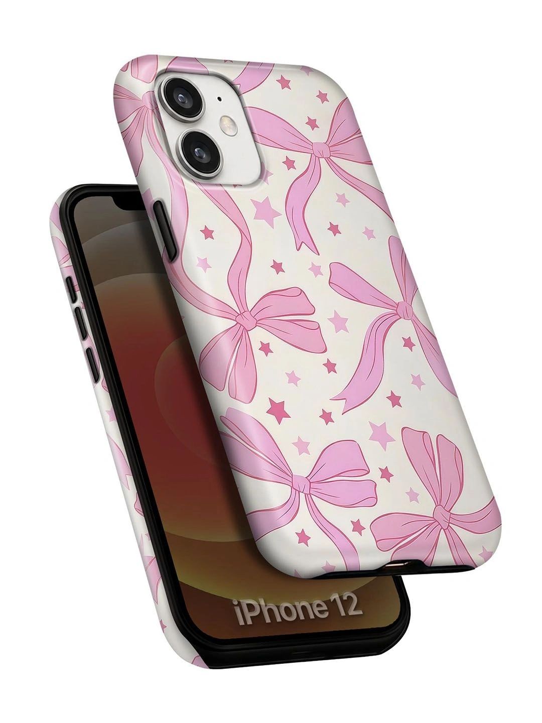 QRIOH Conversational Printed iPhone 12 Back Case Mobile Accessories-image-37