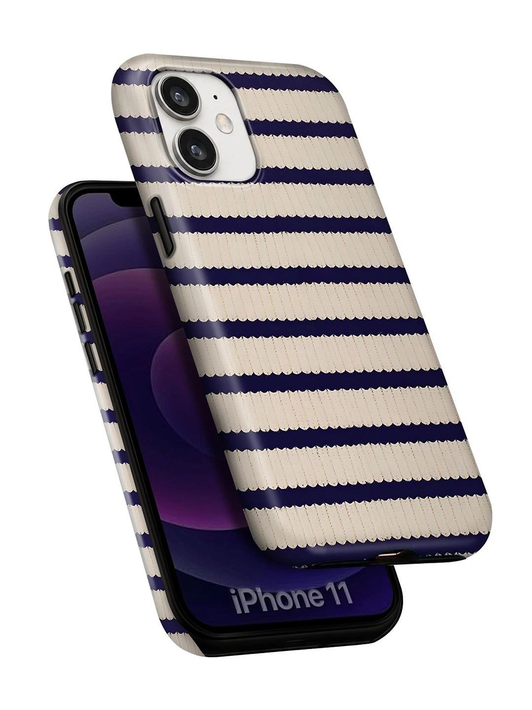 QRIOH Geometric Printed iPhone 11 Back Case Mobile Accessories-picture-23