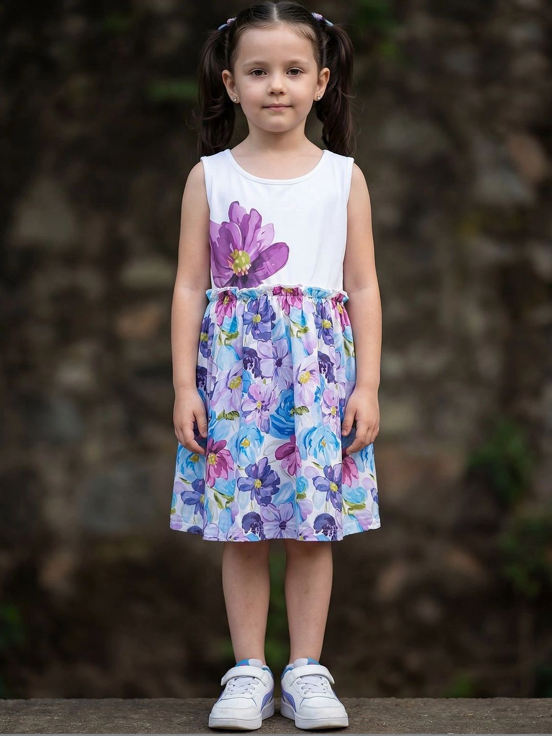 HELLCAT Floral Print A-Line Dress-picture-10
