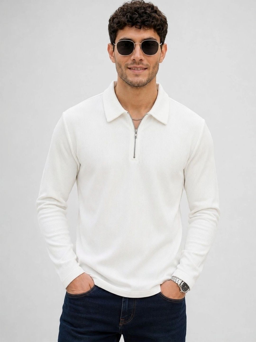 CLUB 44 Men Polo Collar T-shirt-picture-39
