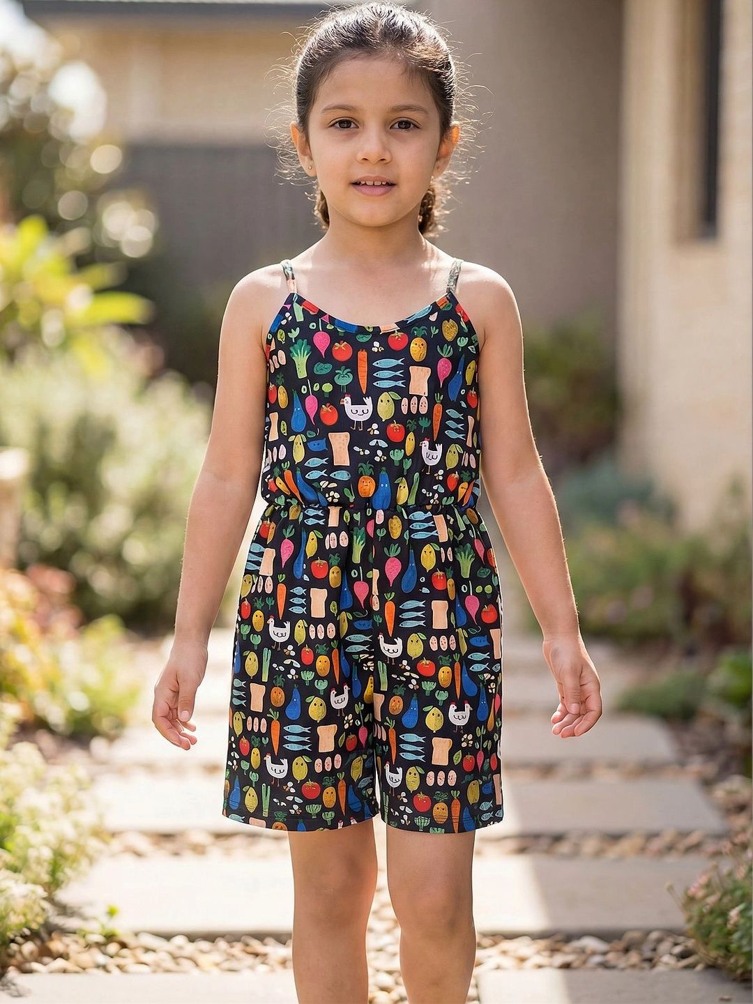 HELLCAT Floral Printed A-Line Knee-Length Dress-picture-34
