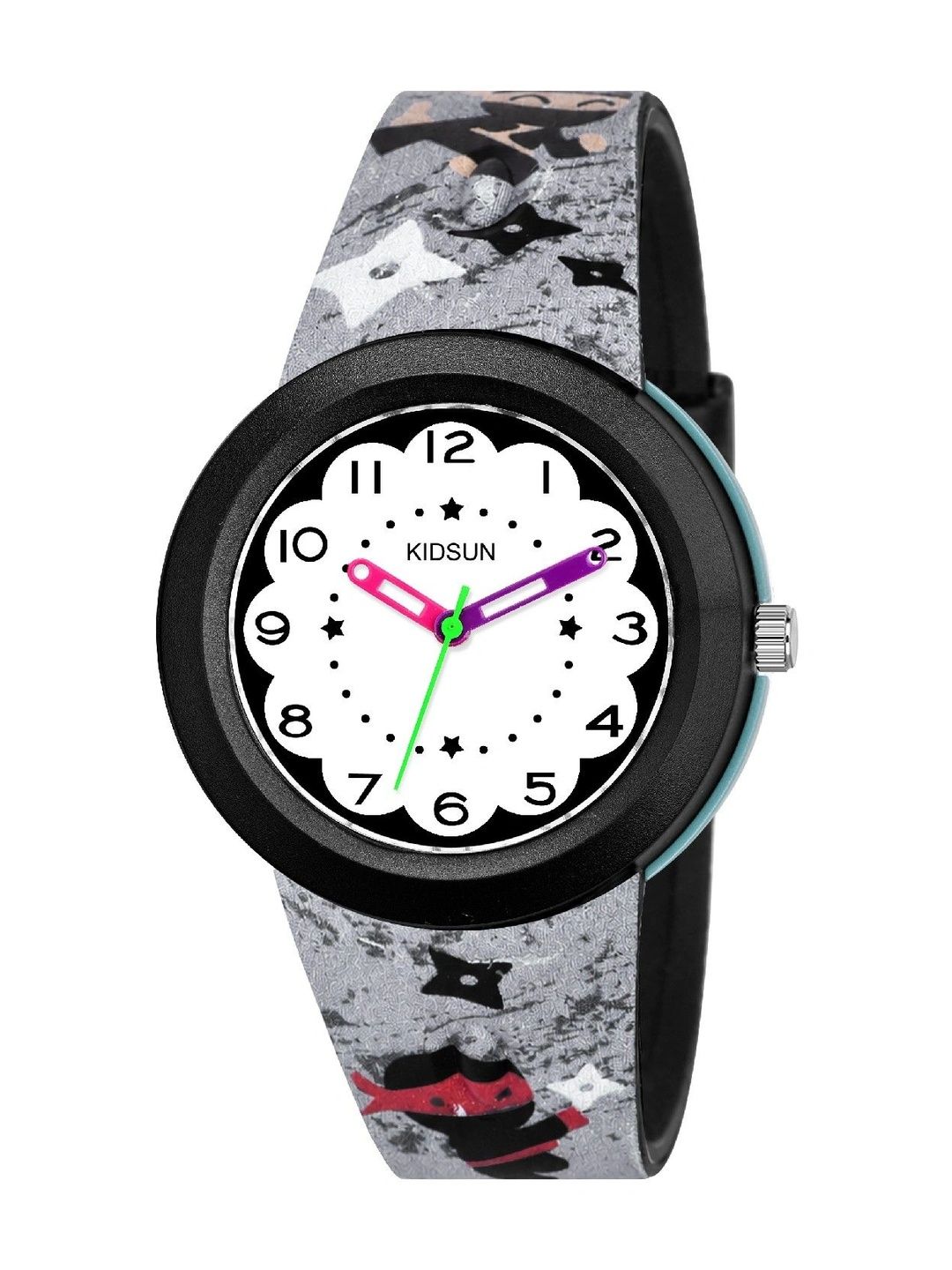 KIDSUN Boys Dial & Straps Analogue Multi Function Watch WB04_GREY_GREY-picture-36