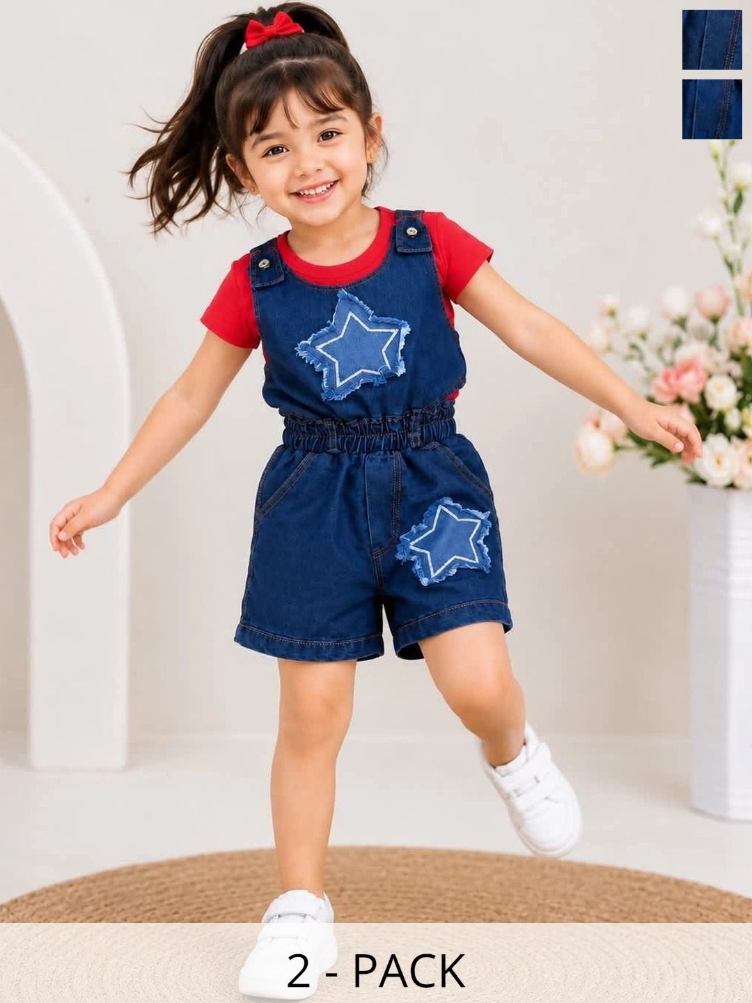 HOUSE OF STAR BOYZ Girls T-shirt with Shorts-picture-23