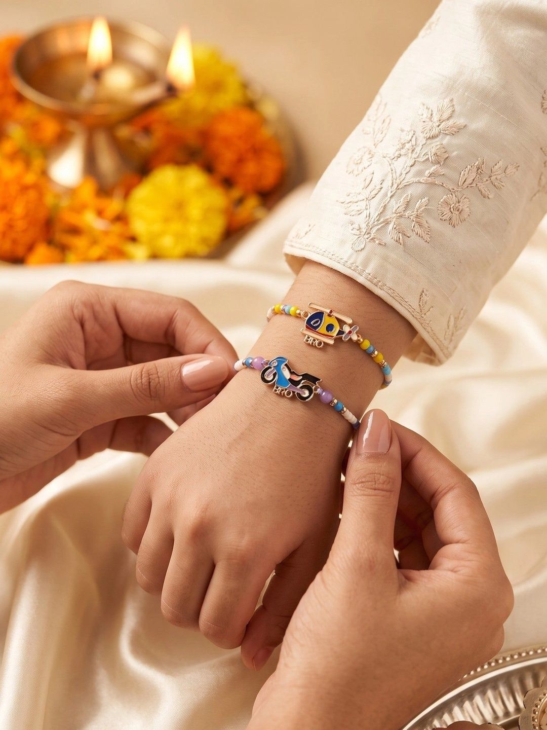 MEIRA JEWELLERY Thread Rakhi-picture-51