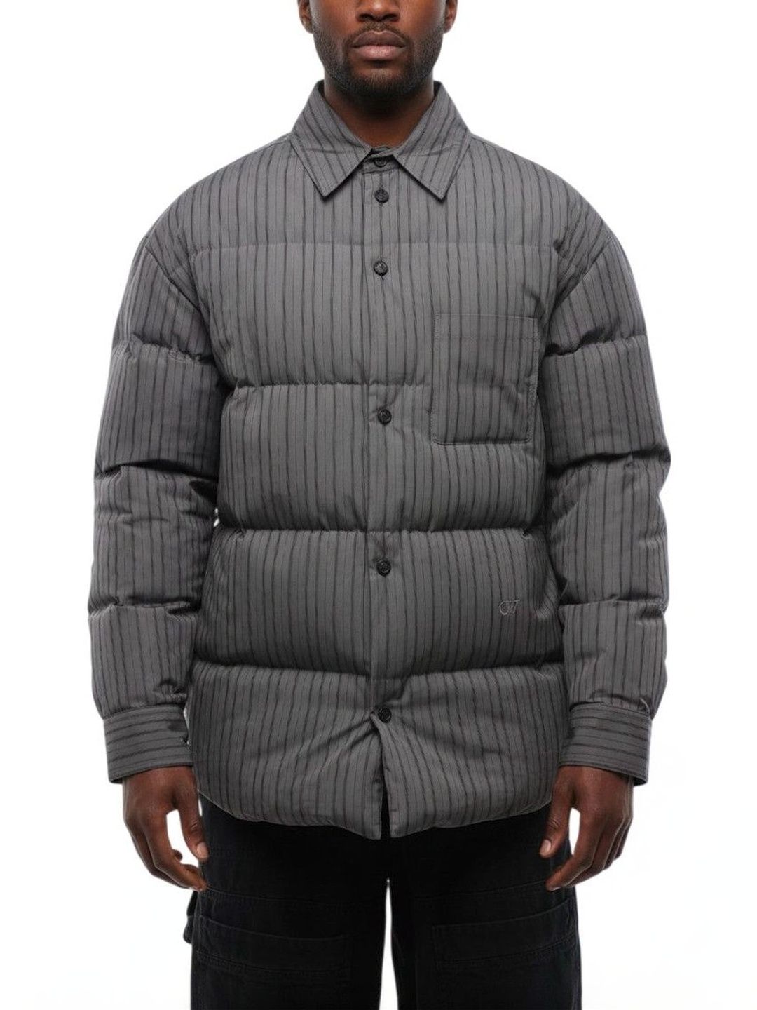 Off-White Men Striped Insulator Puffer Jacket-picture-31