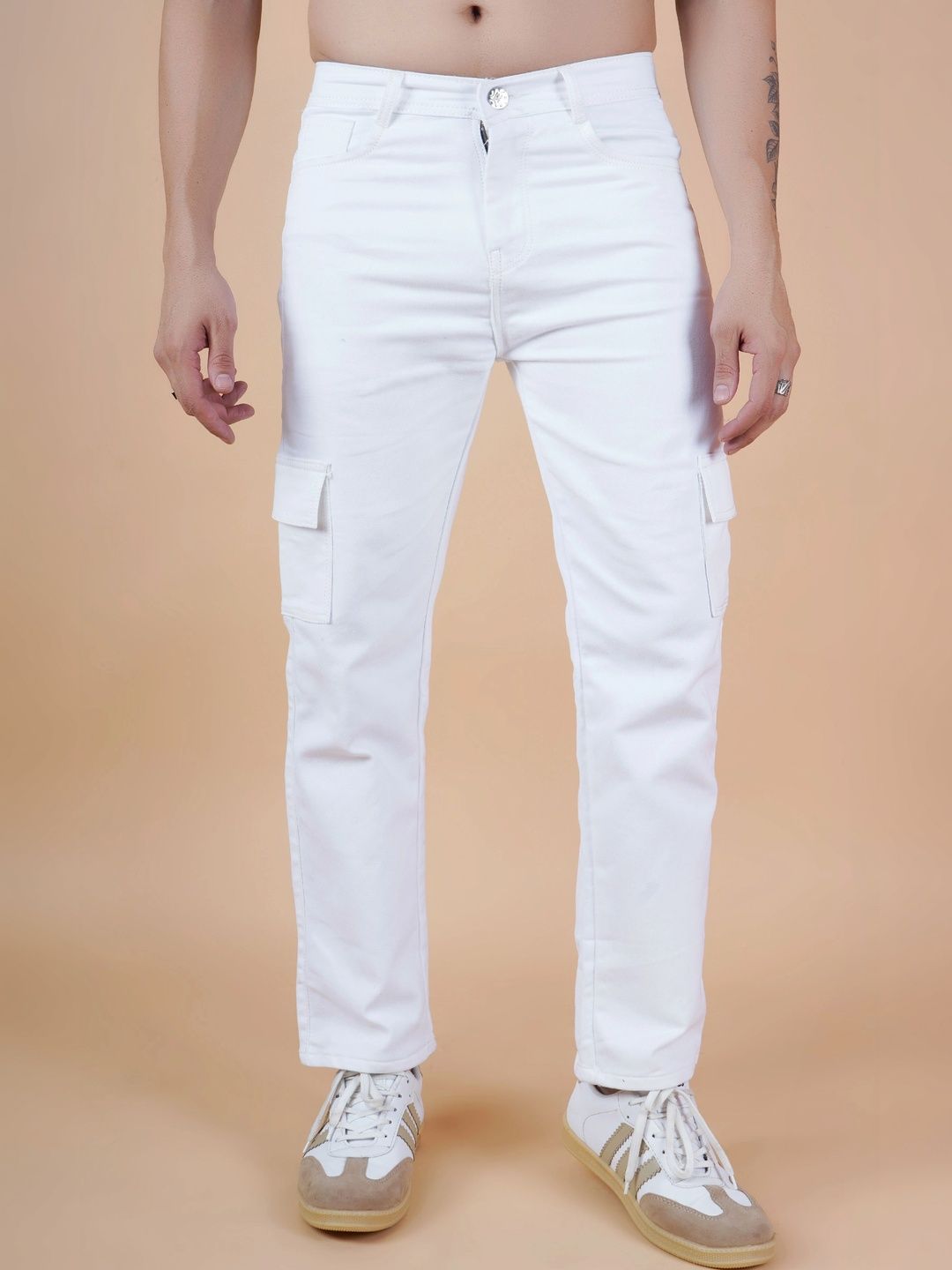 Metronaut Men Classic Cargos Trousers-picture-13