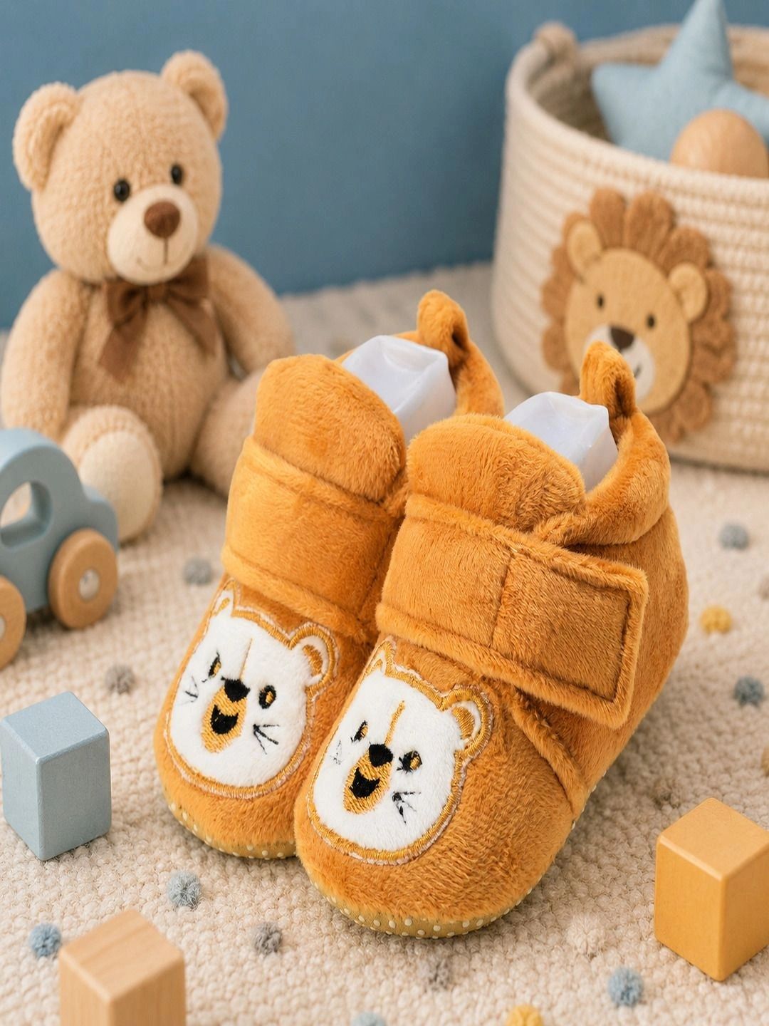 Star Fish Unisex Kids Cotton Booties-picture-57