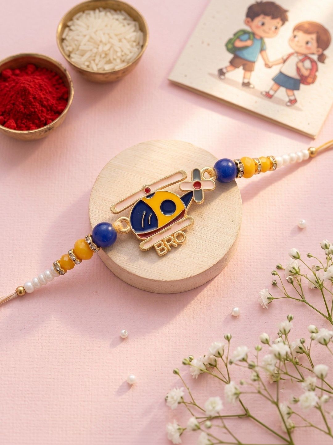 MEIRA JEWELLERY Thread Rakhi-picture-28