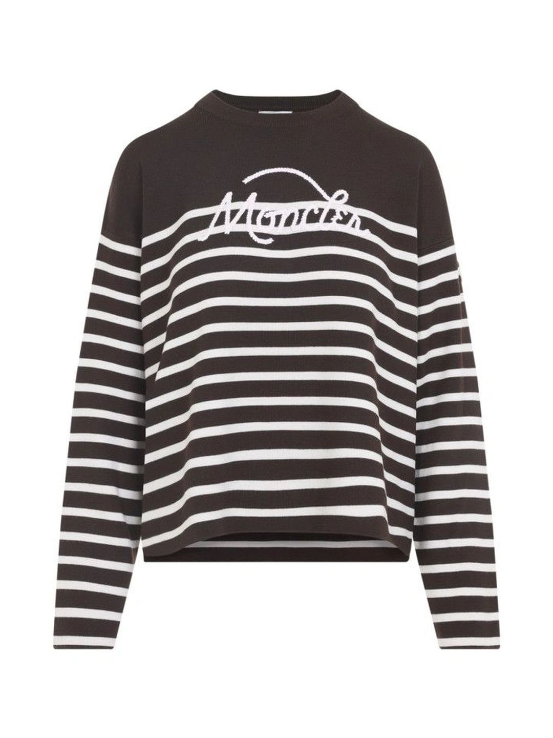 Moncler Women Striped Woollen Pullover with Embroidered Detail-picture-18