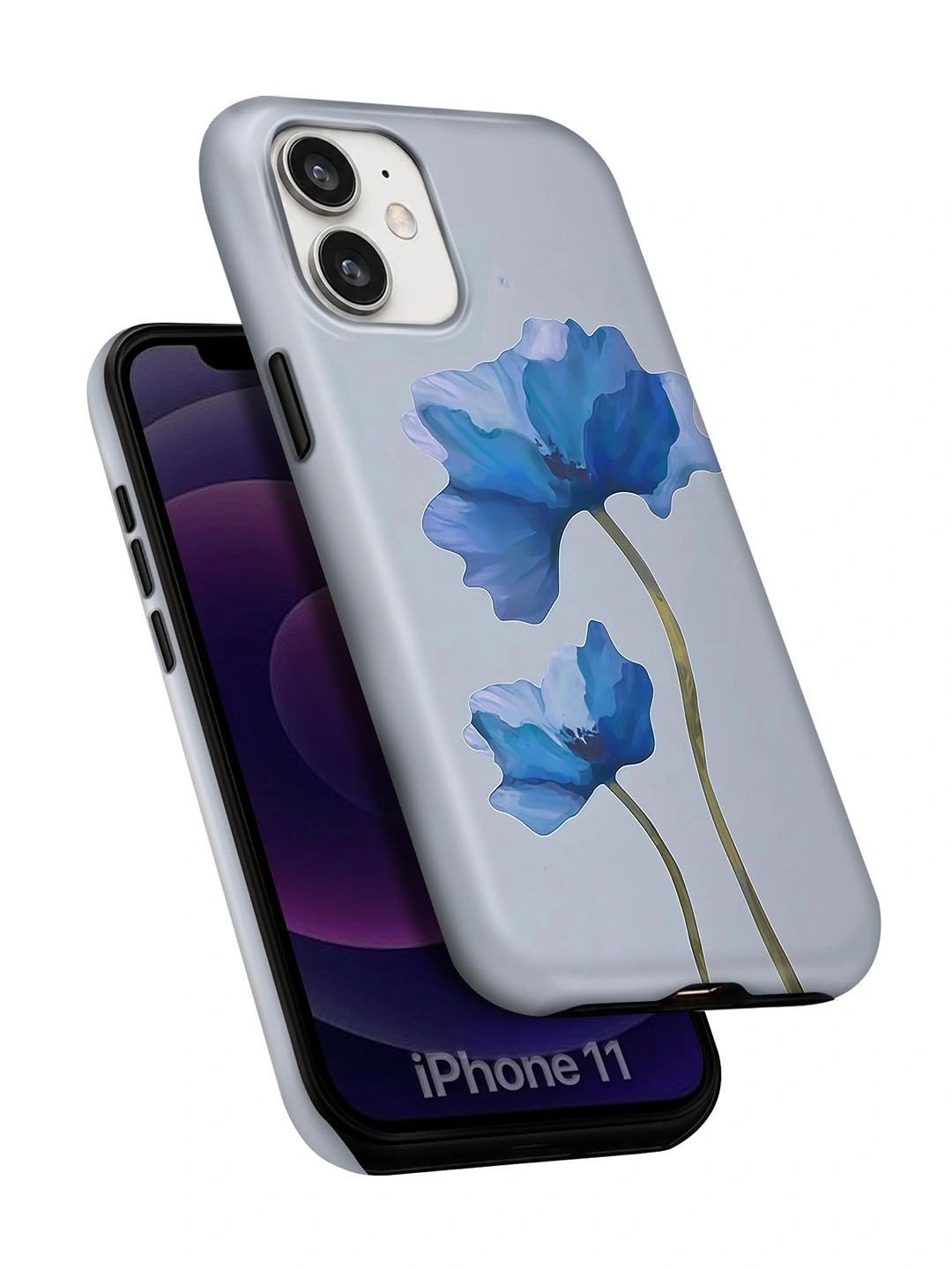 QRIOH Floral Printed iPhone 11 Back Case Mobile Accessories-picture-45
