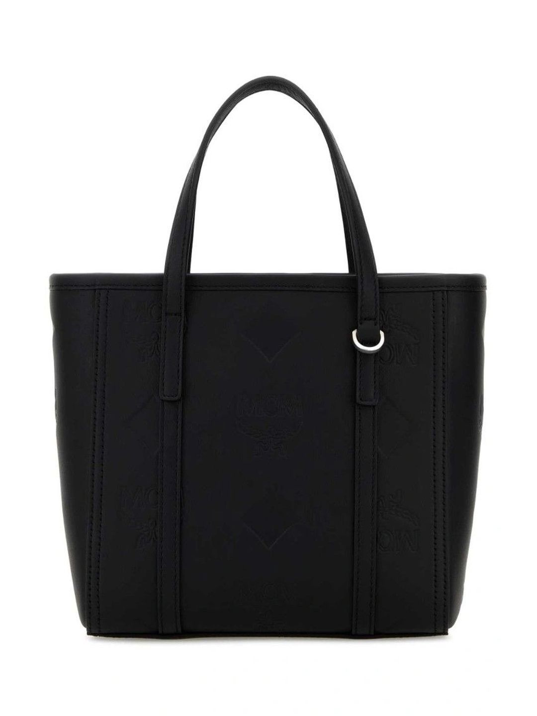 MCM Textured Leather Structured Tote Bag-picture-16