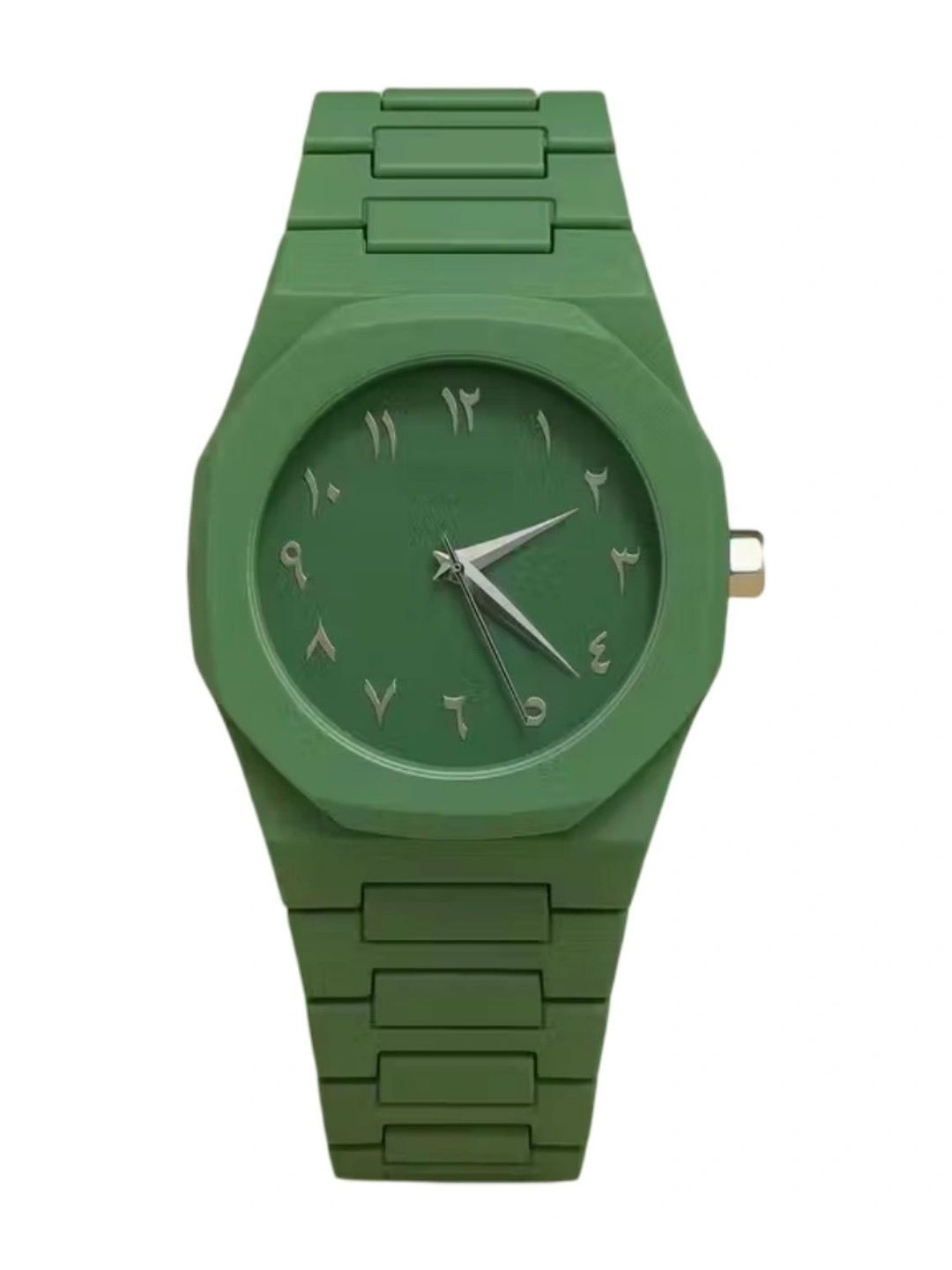 Vondex Men Dial & Stainless Steel Straps Analogue Watch AUG_PR_ P1_M_ARABIC_GREEN-picture-14