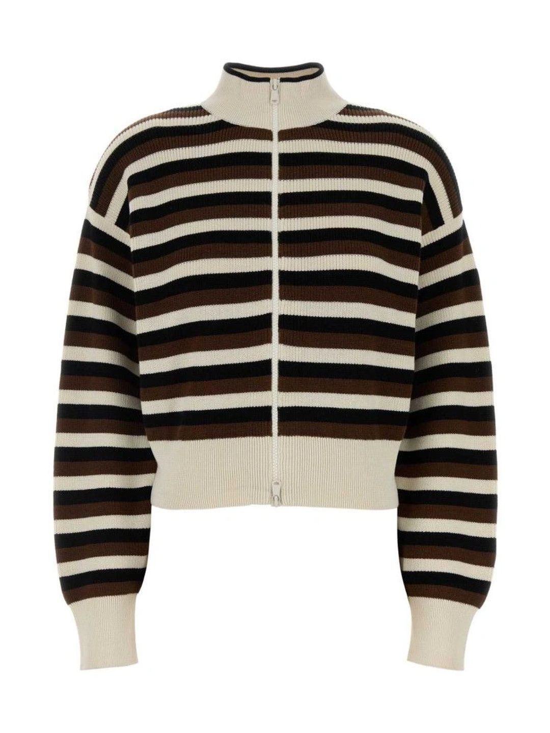 Brunello Cucinelli Women Striped Crop Pullover-picture-26