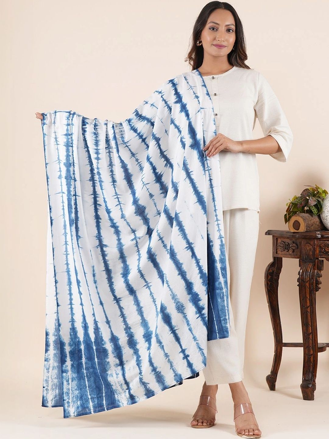 Style Shoes Dyed Pure Cotton Tie and Dye Dupatta-picture-18