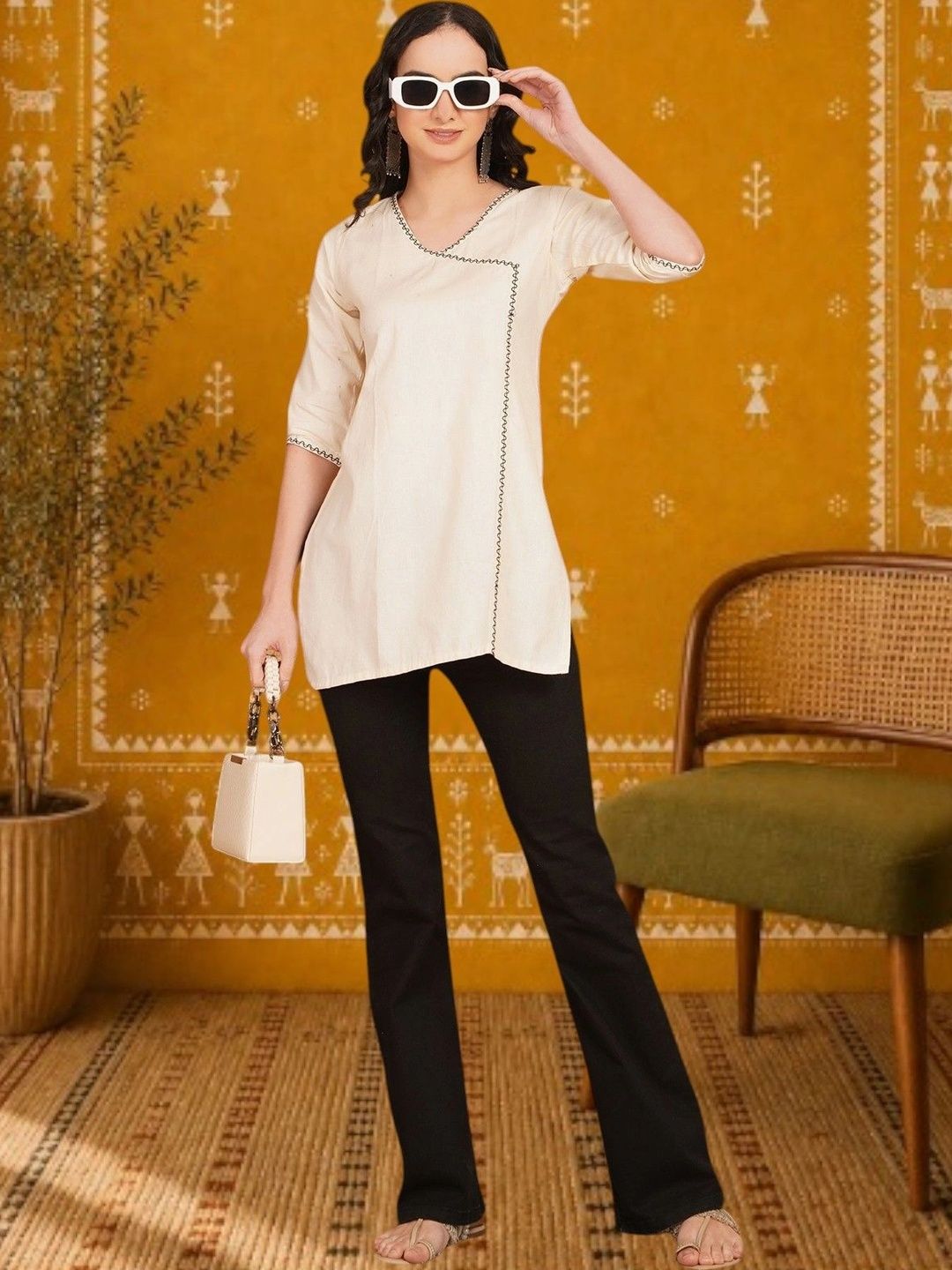 KALINI Cotton Blend Top-picture-48