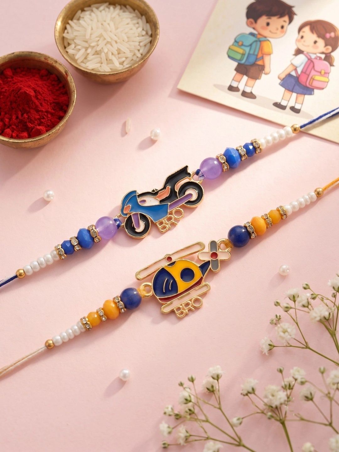 MEIRA JEWELLERY Thread Rakhi-picture-16