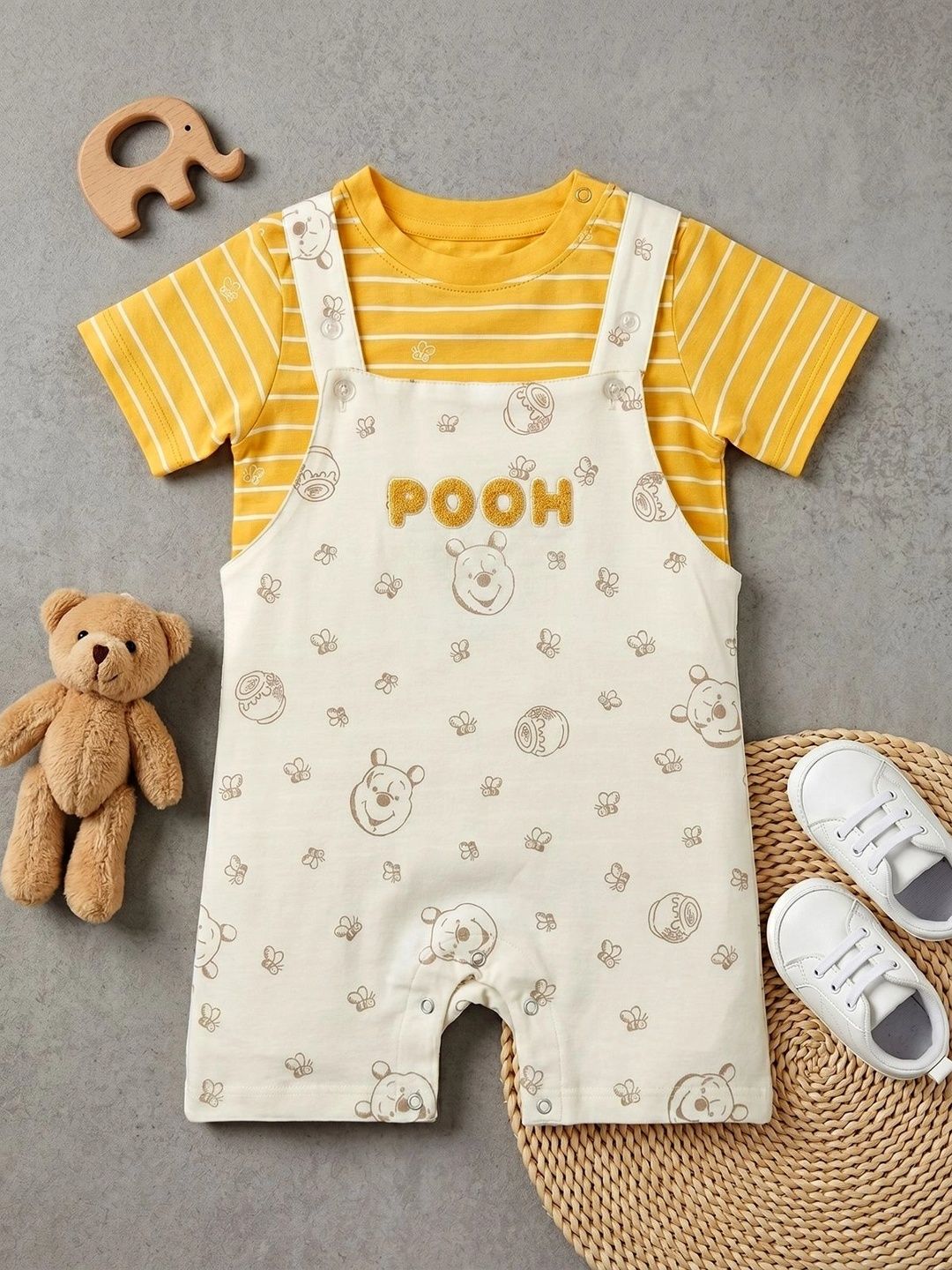 HELLCAT Infants Cotton Rompers with Printed T-Shirt-picture-30
