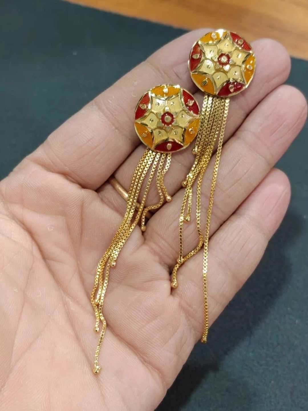 EvoraJewel Circular Drop Earrings-picture-42