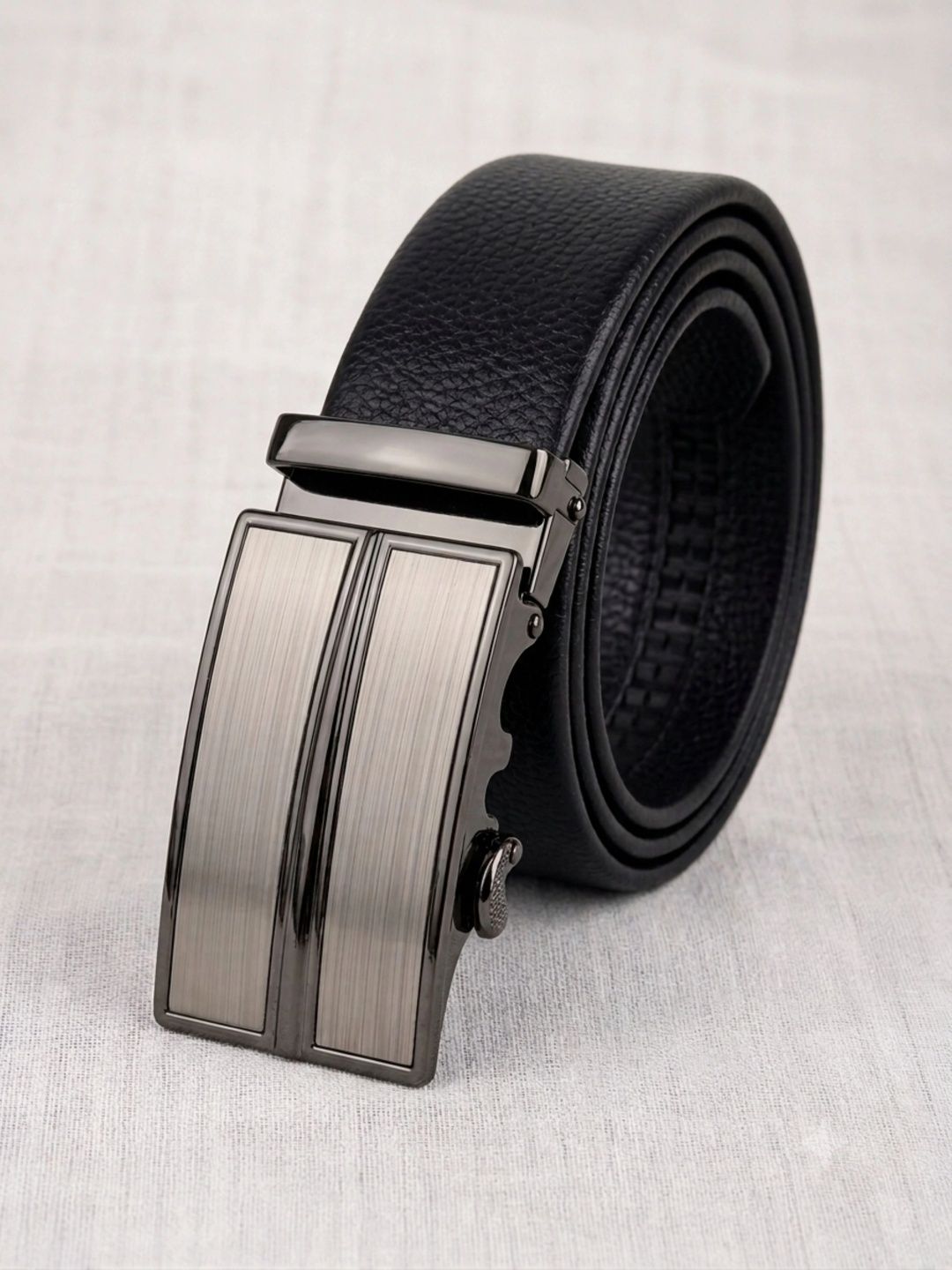Pacific Gold Men Textured PU Formal Belt-picture-24
