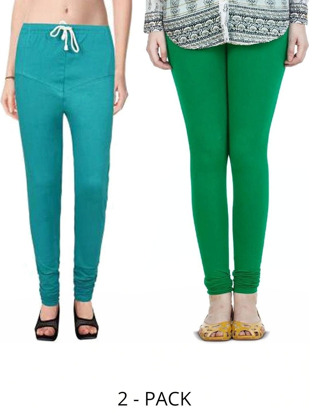 Clarita Pack of 2 Ankle Length Leggings-picture-50